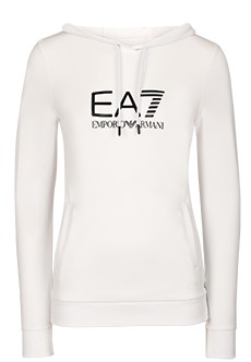 Хлопковая толстовка с логотипом EA7