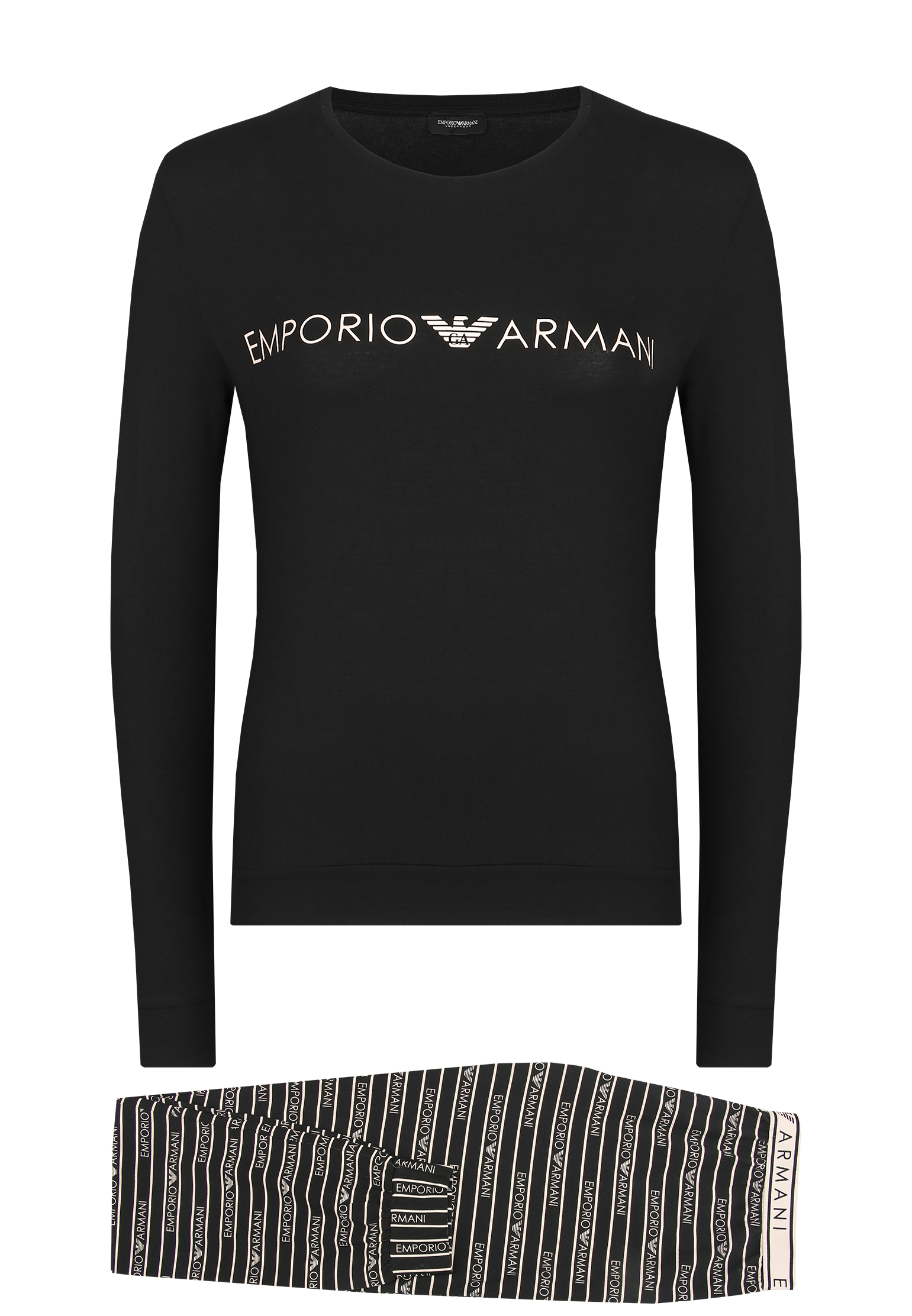 Пижама EMPORIO ARMANI Черный, размер S