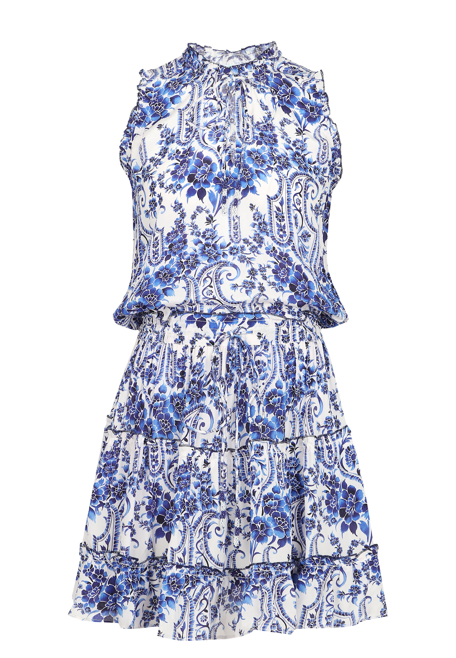 Платье TAJ BY SABRINA CRIPPA голубого цвета