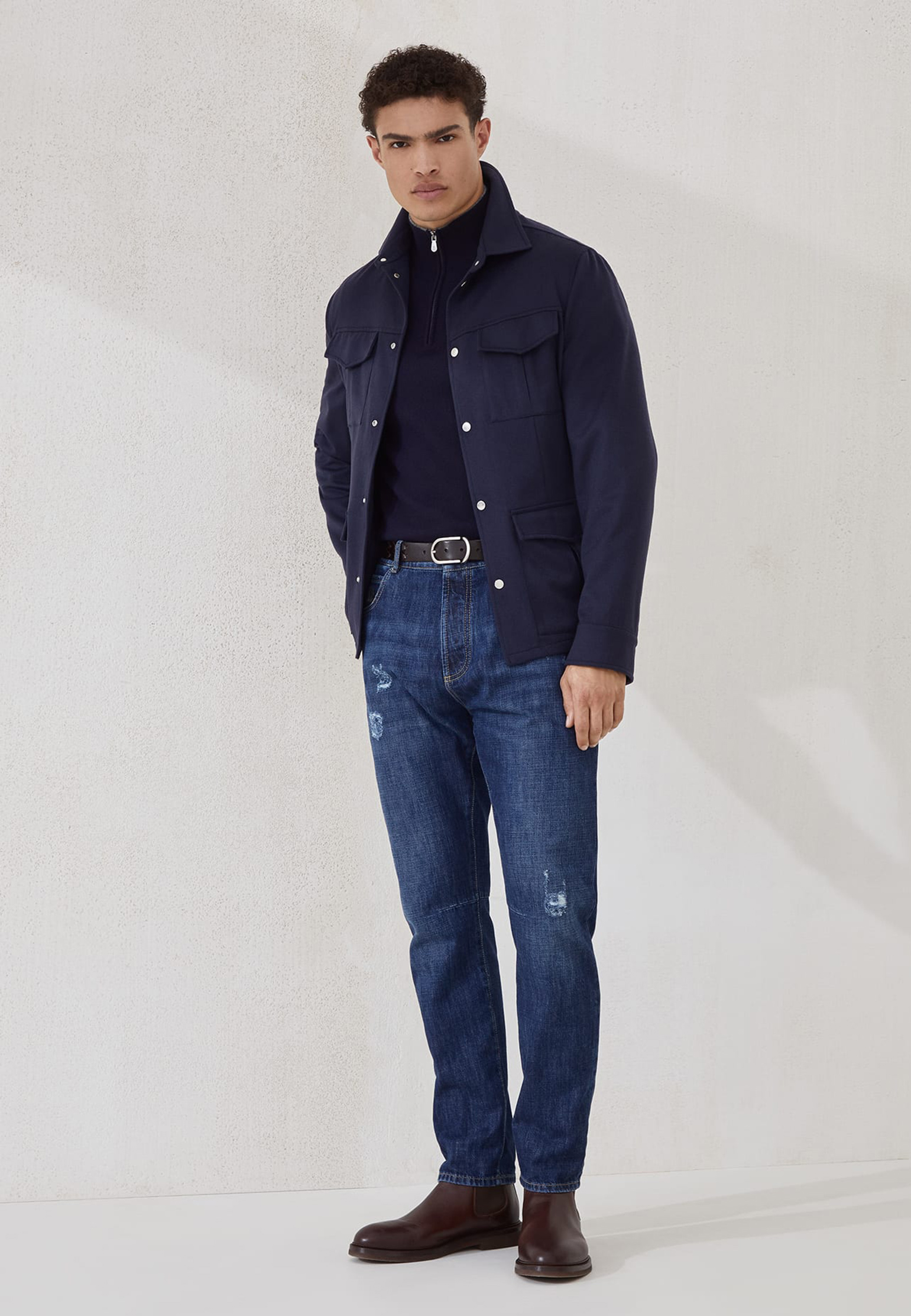 

Джемпер BRUNELLO CUCINELLI, Синий, Синий