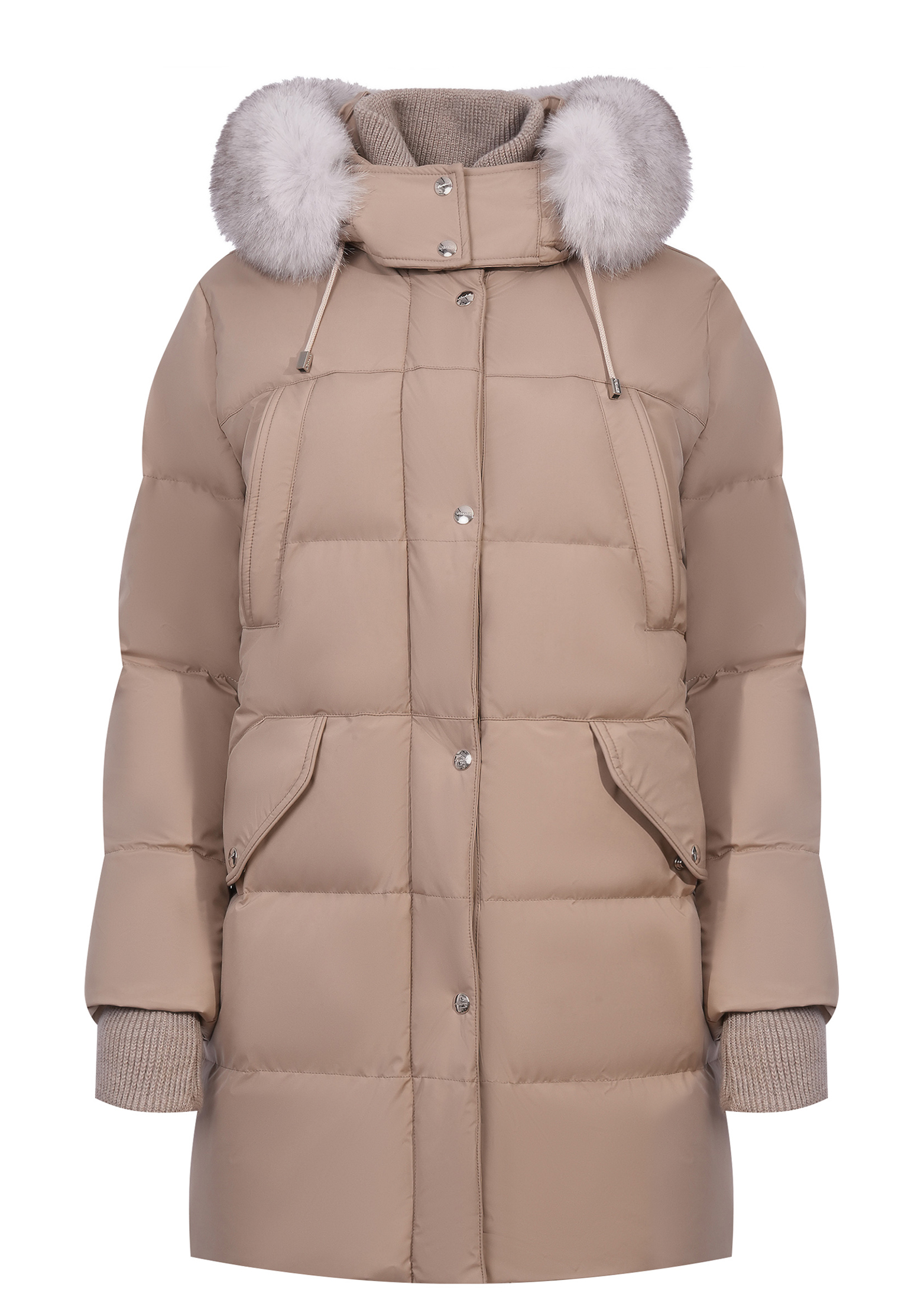 

Пуховик MANDELLI, Бежевый, Бежевый