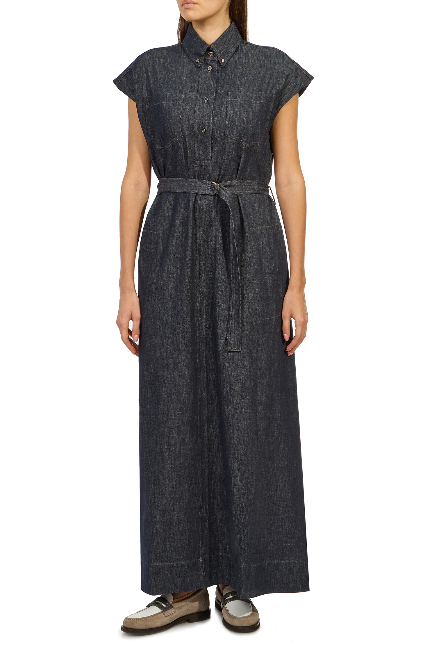 

Платье BRUNELLO CUCINELLI, Синий, Синий