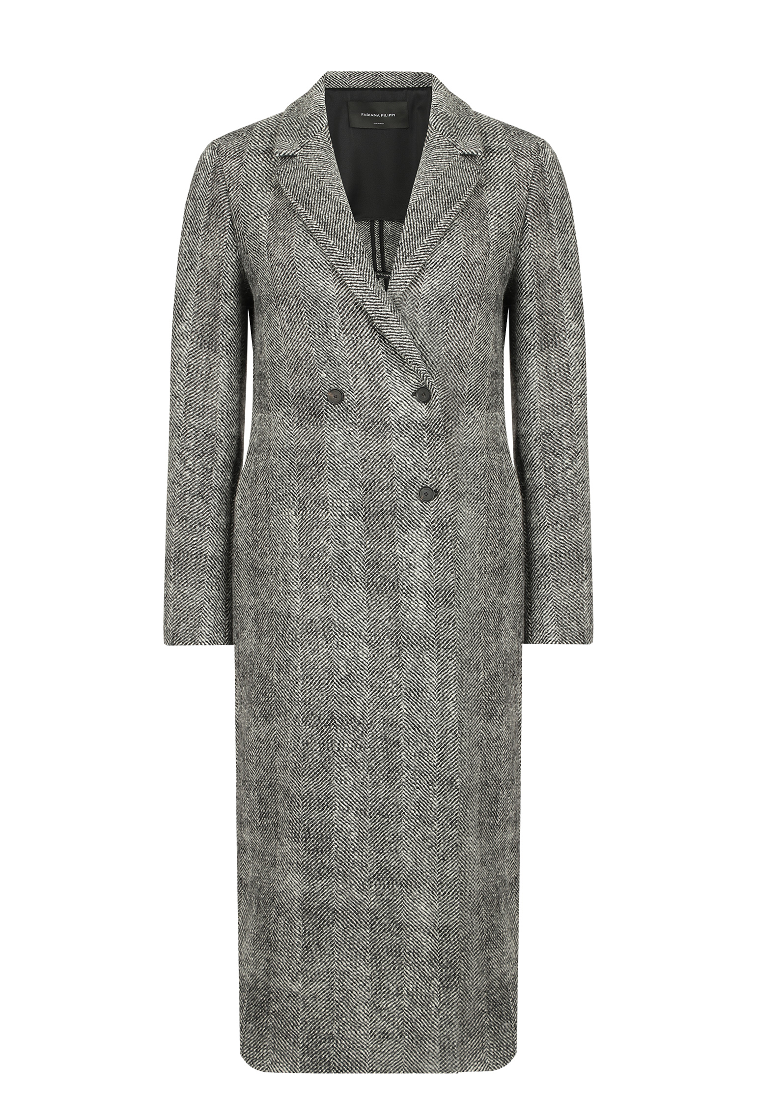 Пальто FABIANA FILIPPI Серый, размер 42 165540 - фото 1