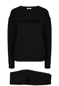 Черный спортивный костюм TWINSET Milano