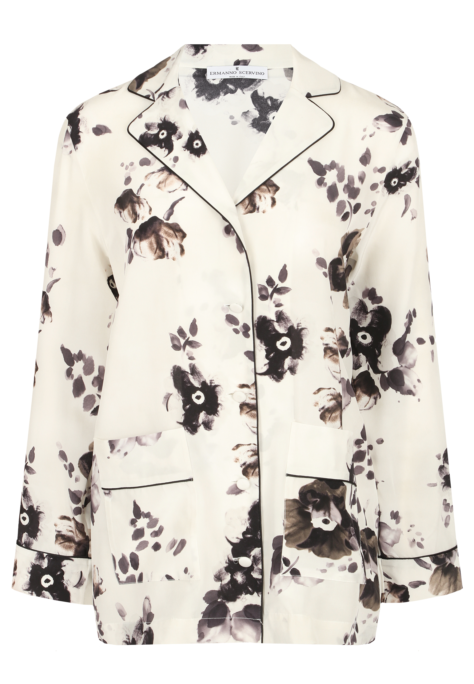 

Рубашка ERMANNO SCERVINO, Серый, Серый