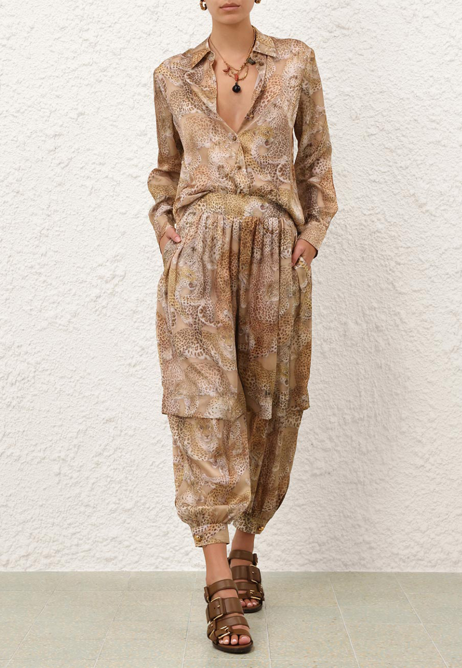 

Брюки ZIMMERMANN, Разноцветный, Разноцветный