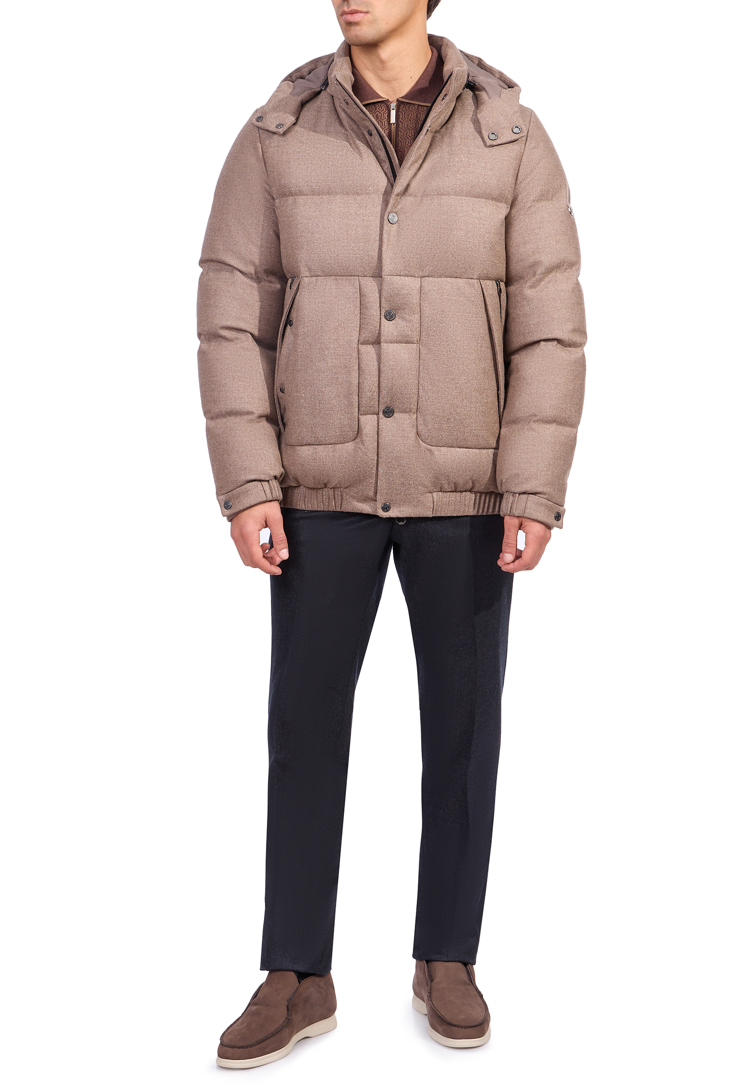 

Бомбер STEFANO RICCI, Бежевый, Бежевый