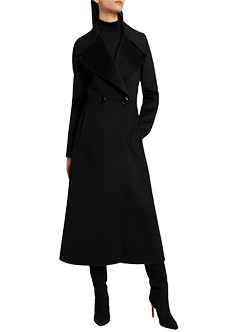 Двубортное пальто в стиле редингтон LUISA SPAGNOLI