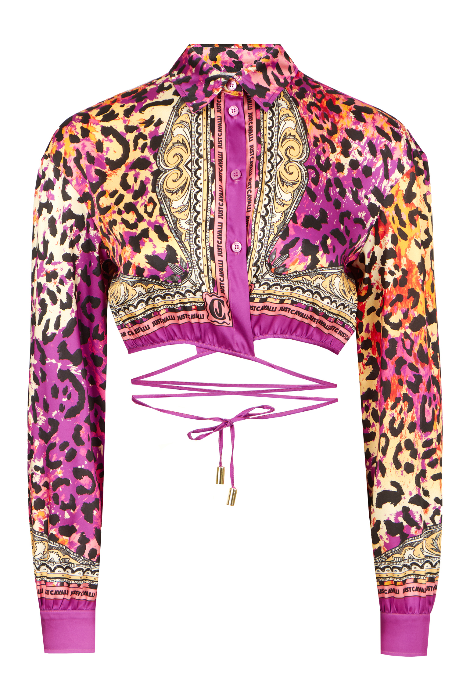 Блуза JUST CAVALLI Розовый, размер 44 176151 - фото 1