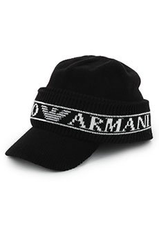 Черная шапка EMPORIO ARMANI