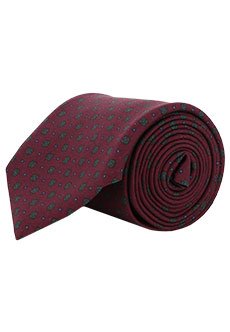 Бордовый галстук CORNELIANI