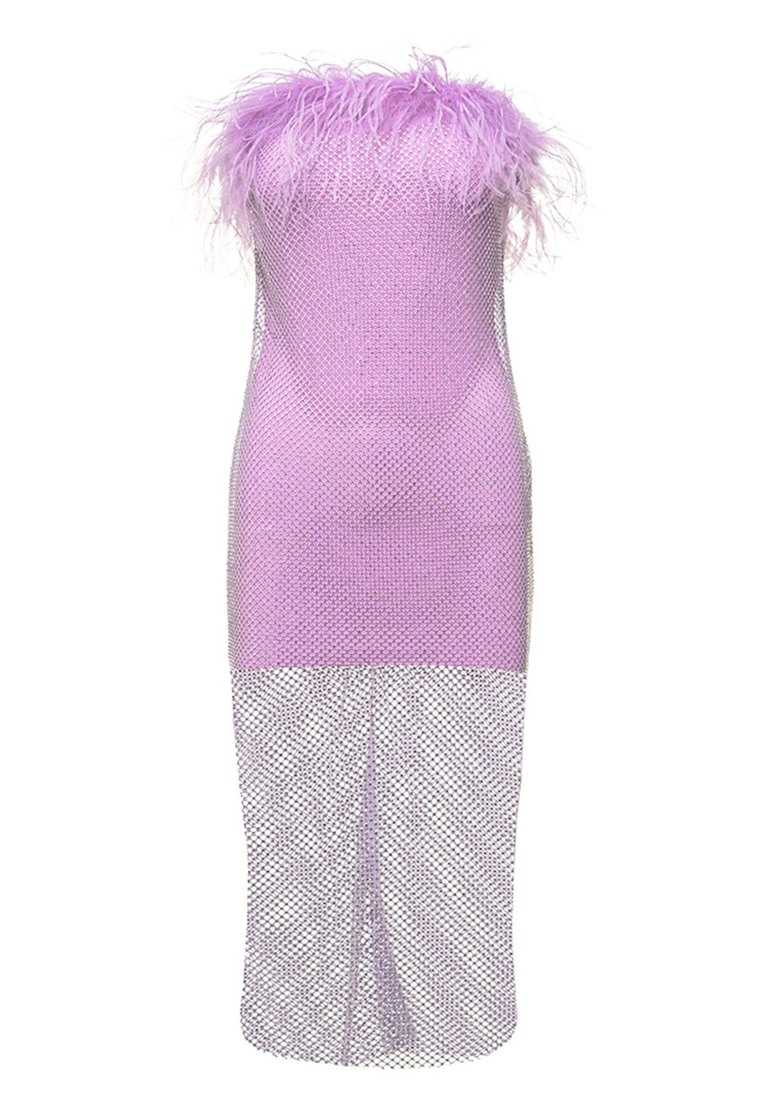 Платье GIUSEPPE DI MORABITO Фиолетовый, размер XS/S 176796 - фото 1