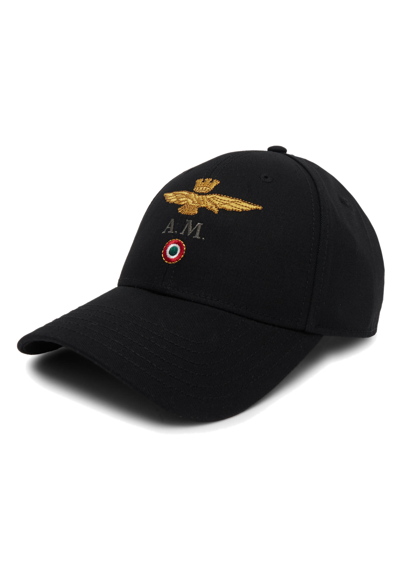 

Бейсболка AERONAUTICA MILITARE, Черный, Черный