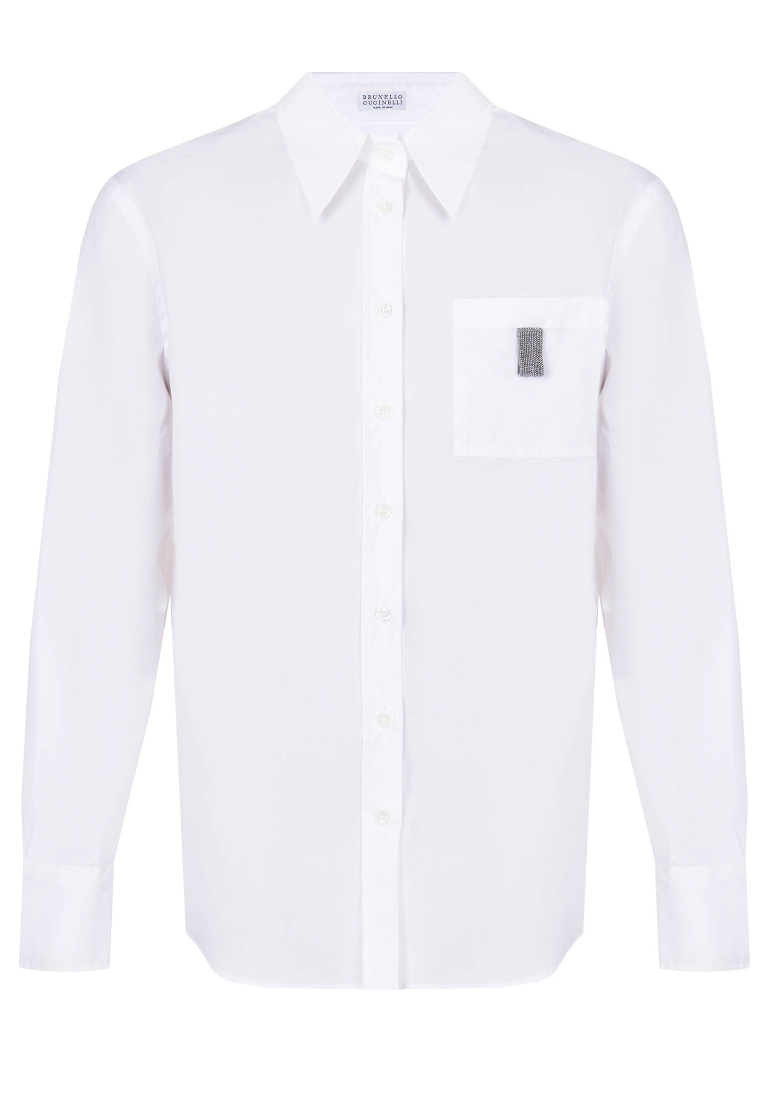 

Рубашка BRUNELLO CUCINELLI, Белый, Белый