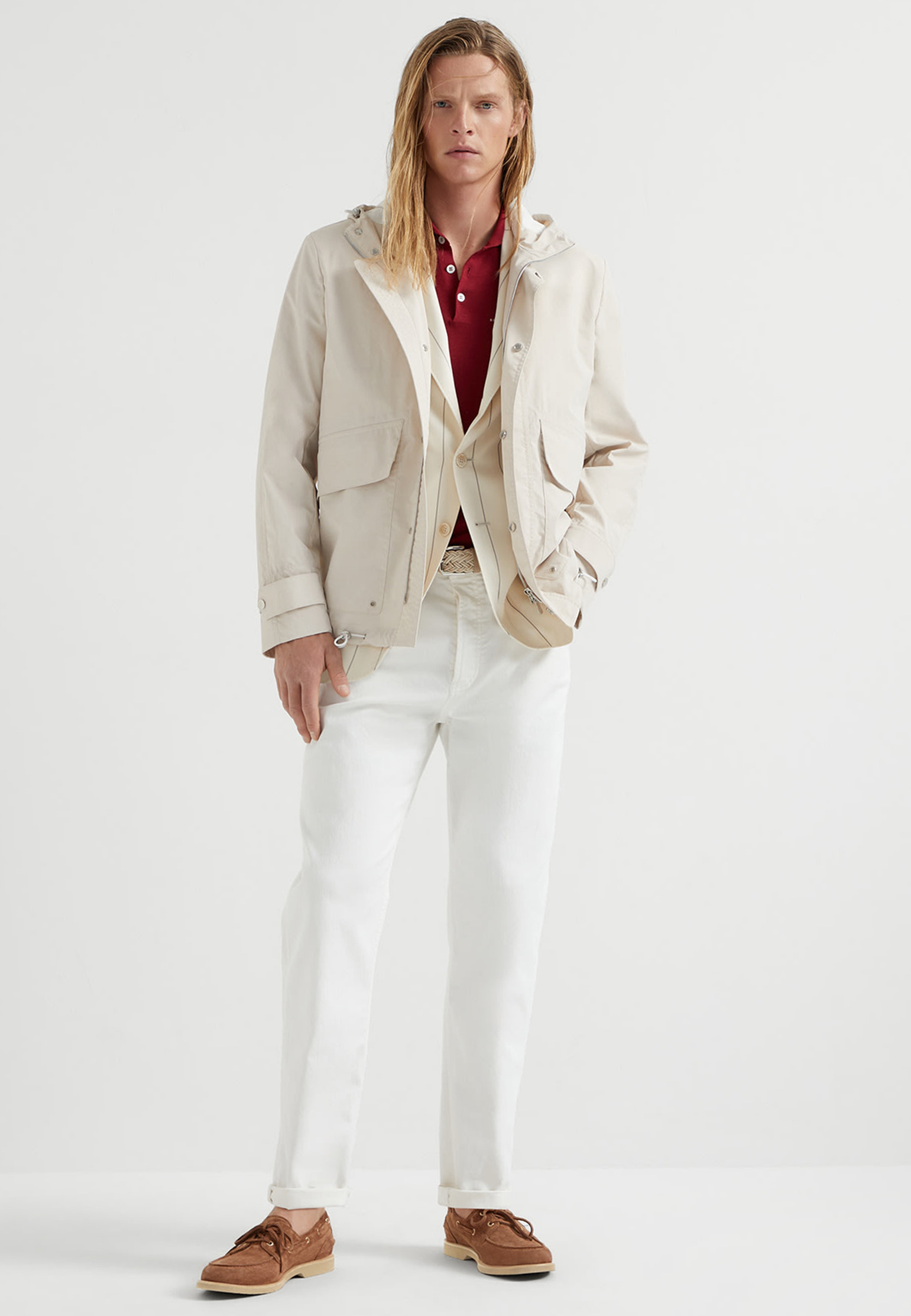 

Джинсы BRUNELLO CUCINELLI, Белый, Белый