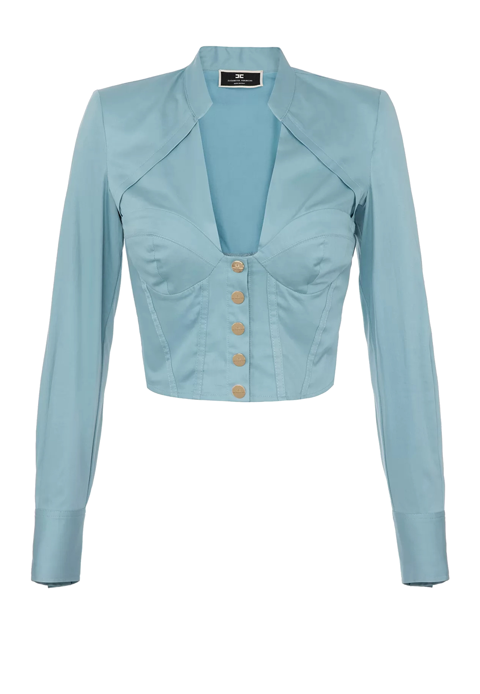 

Рубашка ELISABETTA FRANCHI, Голубой, Голубой