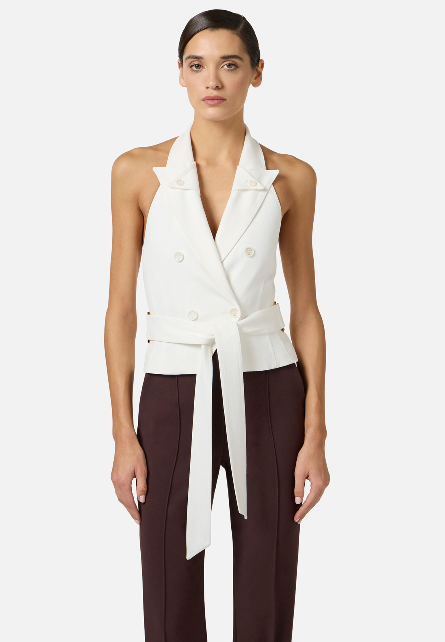 

Топ ELISABETTA FRANCHI, Белый, Белый