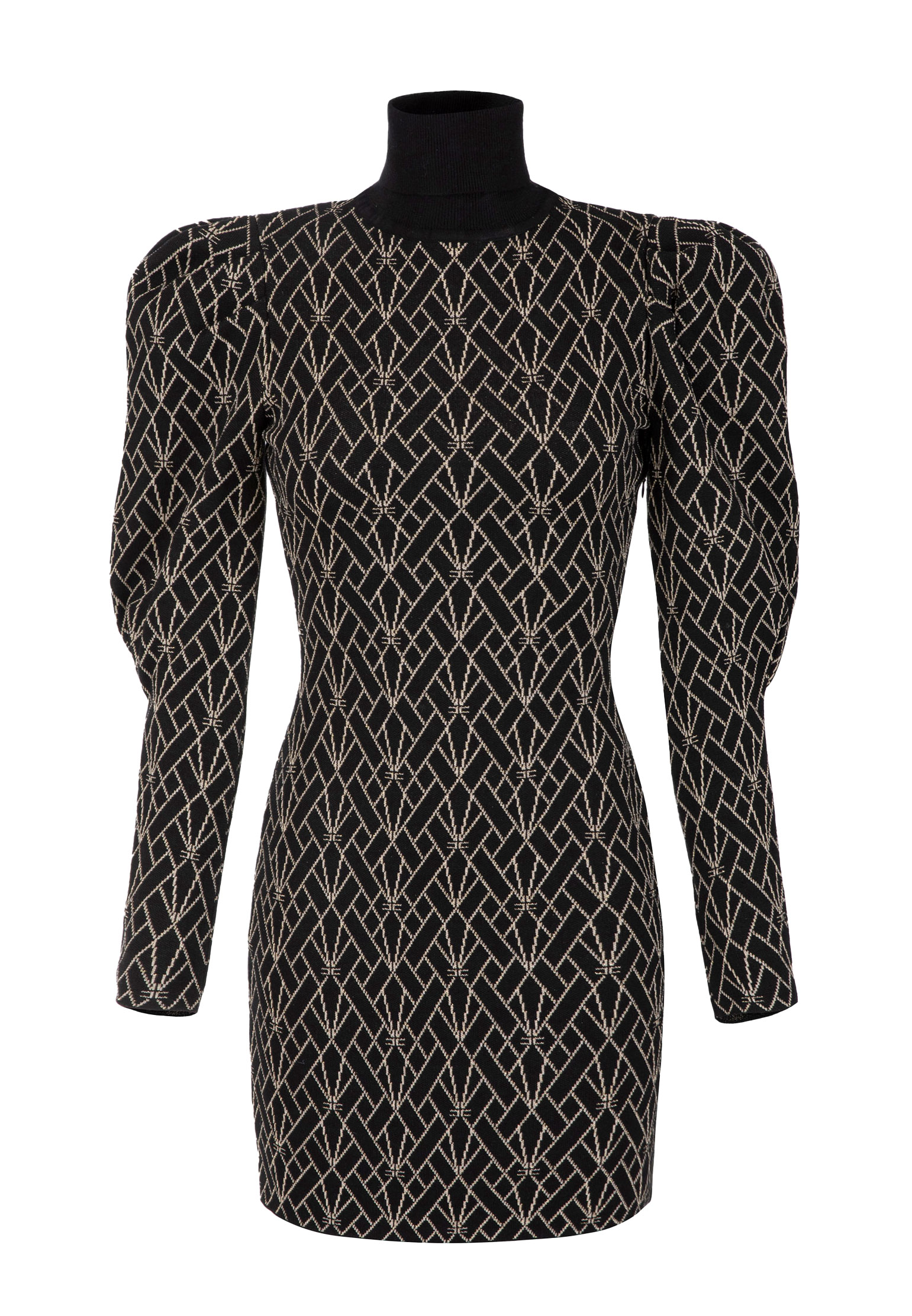 Платье ELISABETTA FRANCHI Черный, размер 42 164748 - фото 1