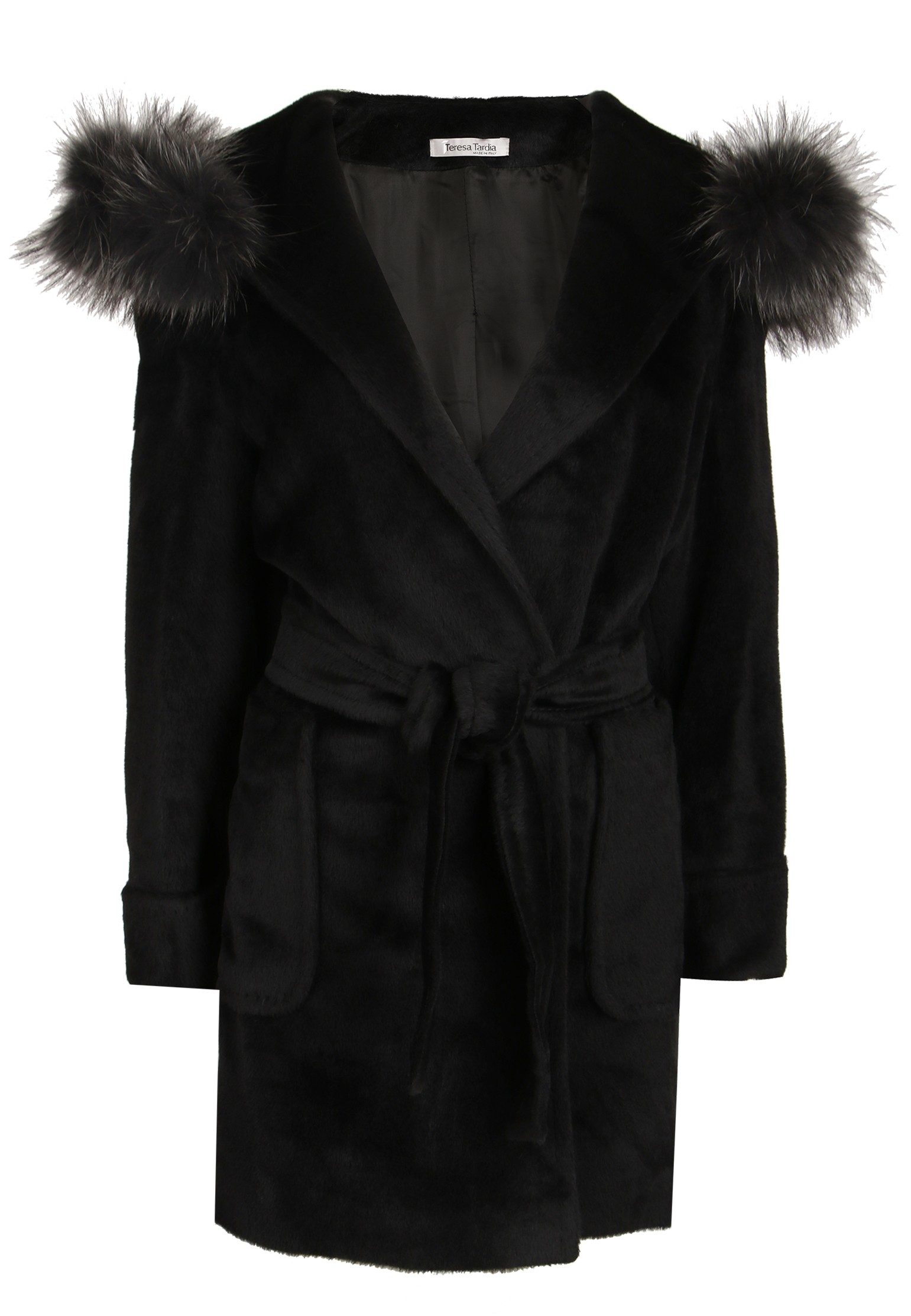 Пальто TERESA TARDIA Черный, размер 40