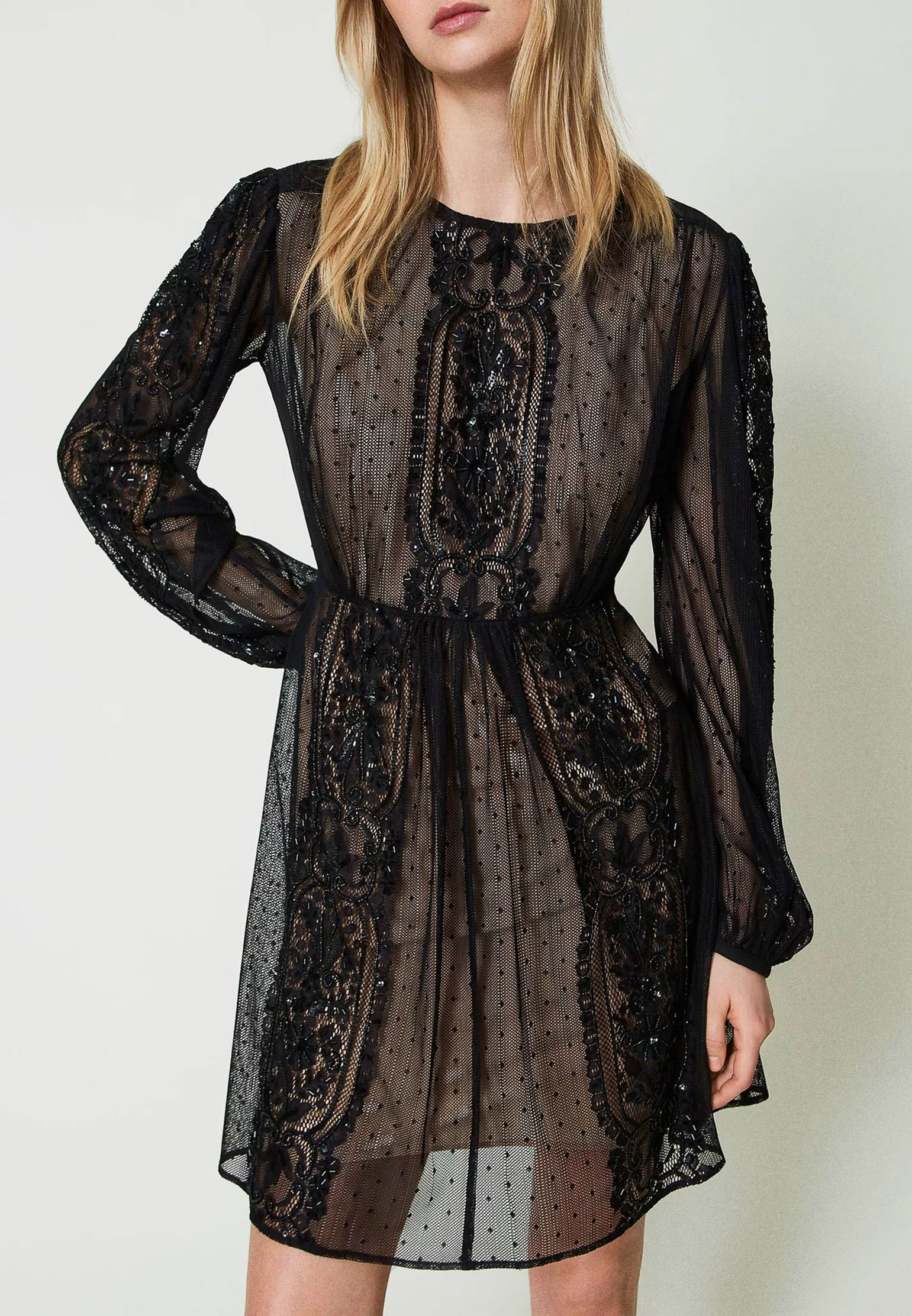 Платье TWINSET Milano Черный, размер 44