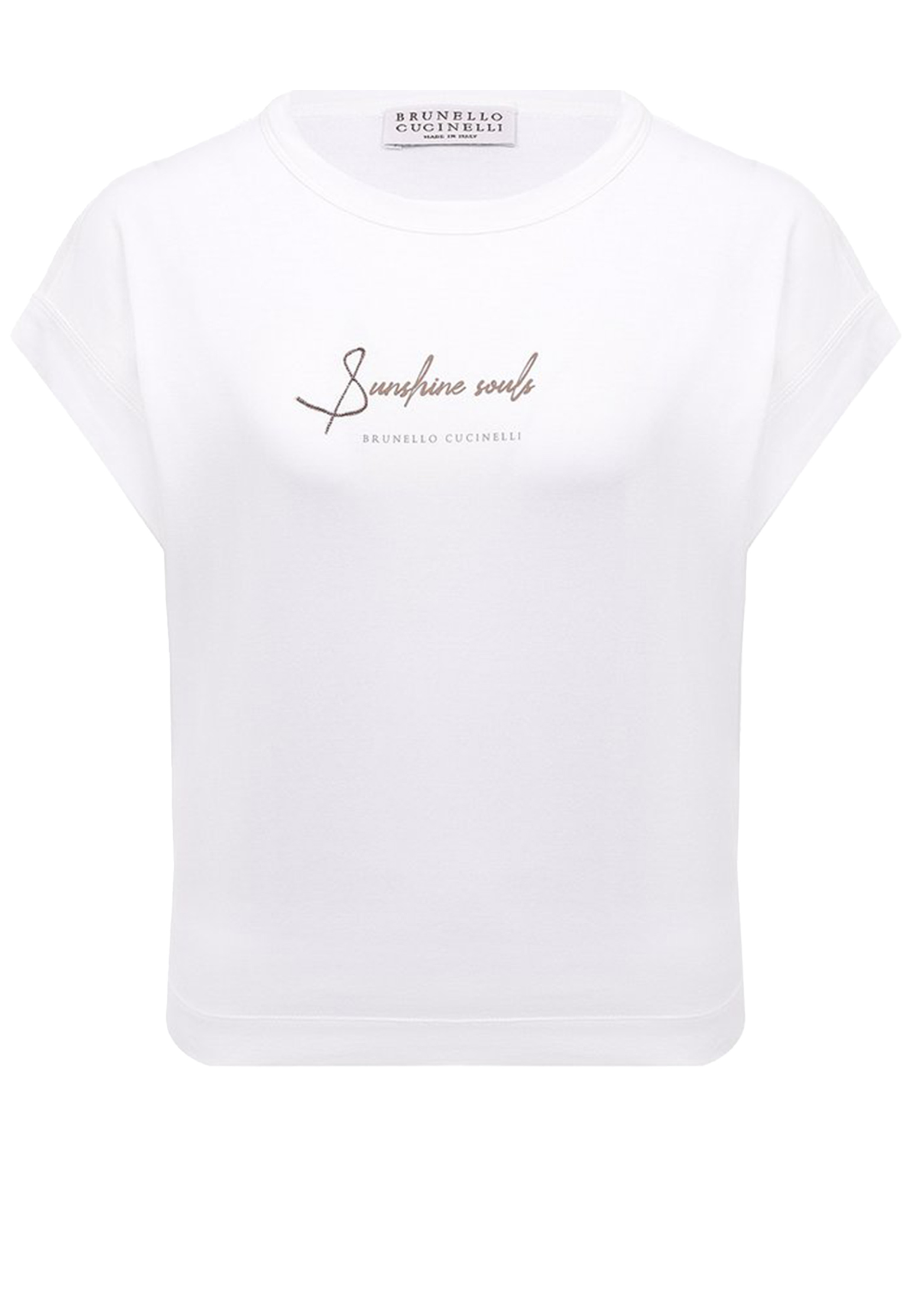 

Футболка BRUNELLO CUCINELLI, Белый, Белый