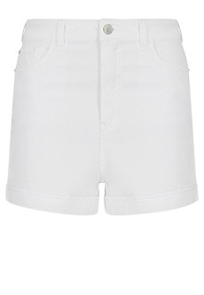 Белые джинсовые шорты EMPORIO ARMANI