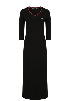 Удлиненное черное платье LIU JO