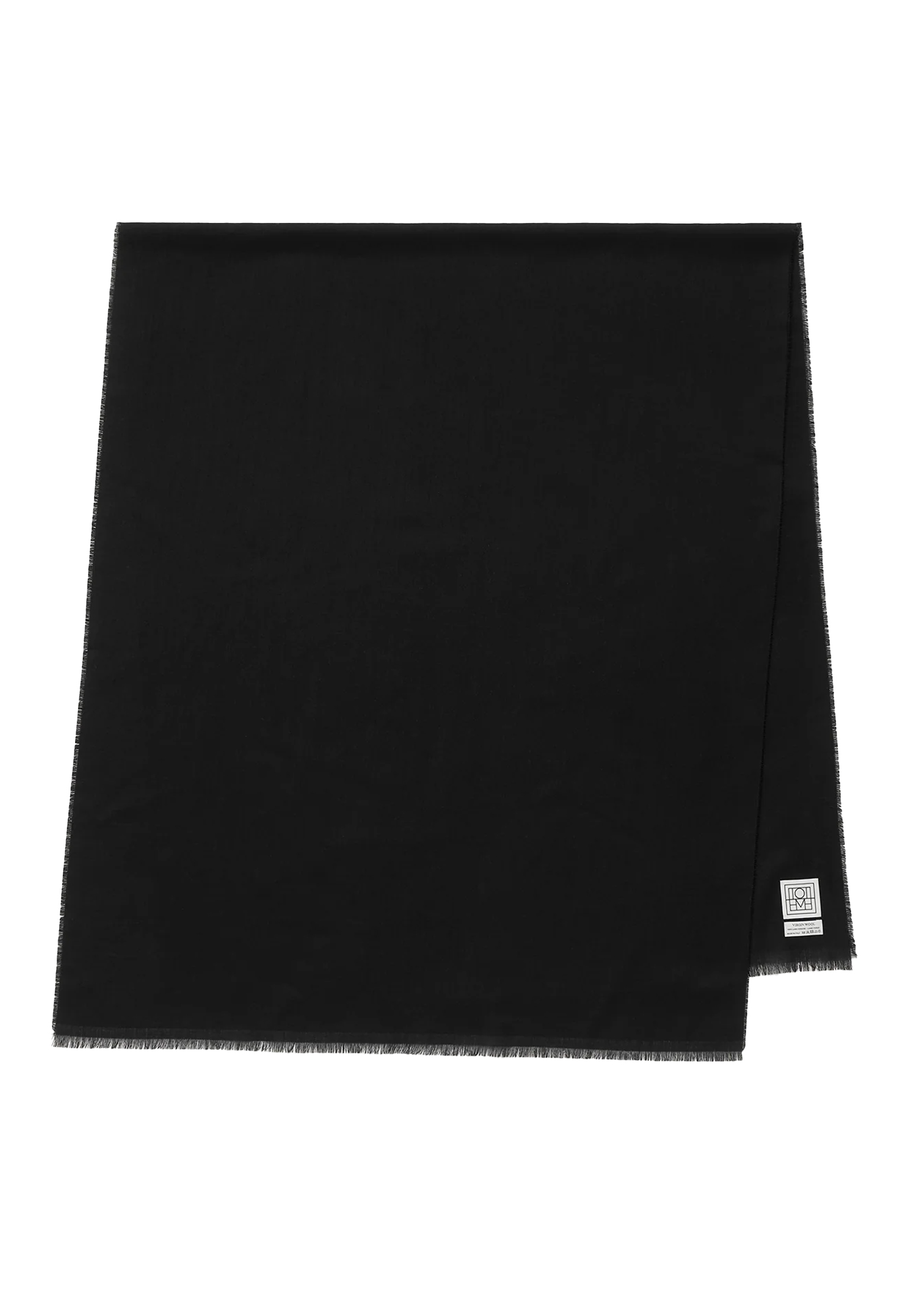 

Шарф TOTEME, Черный, Черный