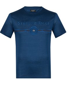Синяя футболка STEFANO RICCI