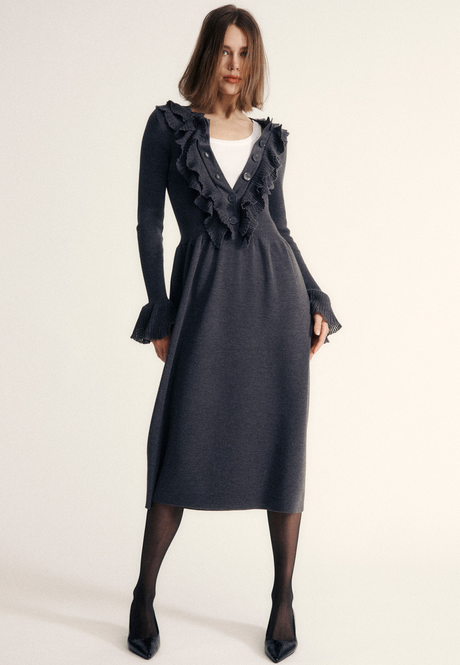 

Платье LUISA SPAGNOLI, Серый, Серый