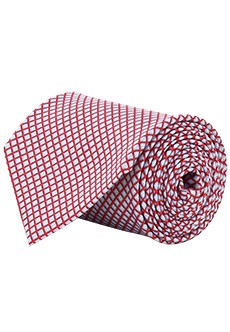 Красный галстук с узором STEFANO RICCI