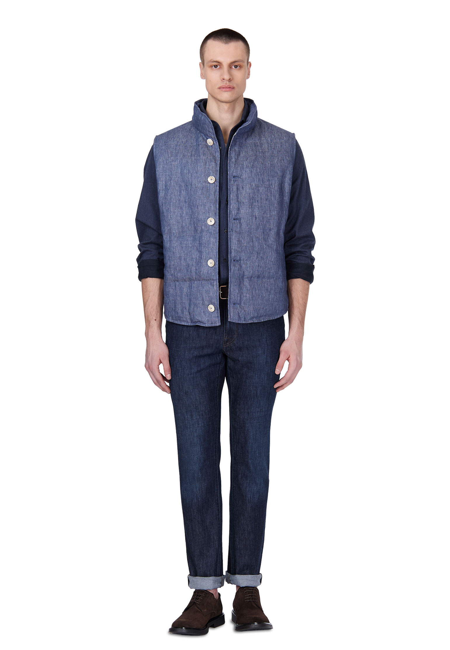 

Жилет BRUNELLO CUCINELLI, Синий, Синий