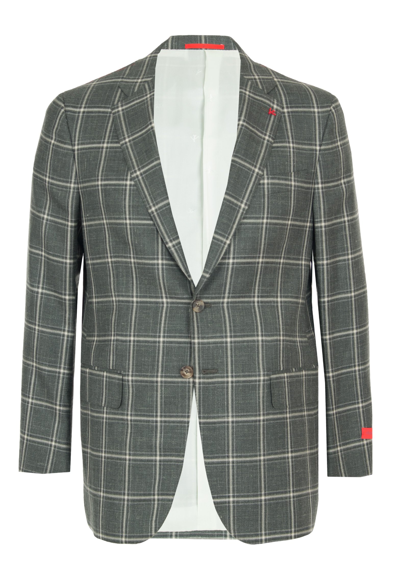 Пиджак ISAIA Серый, размер 48 116705 - фото 1