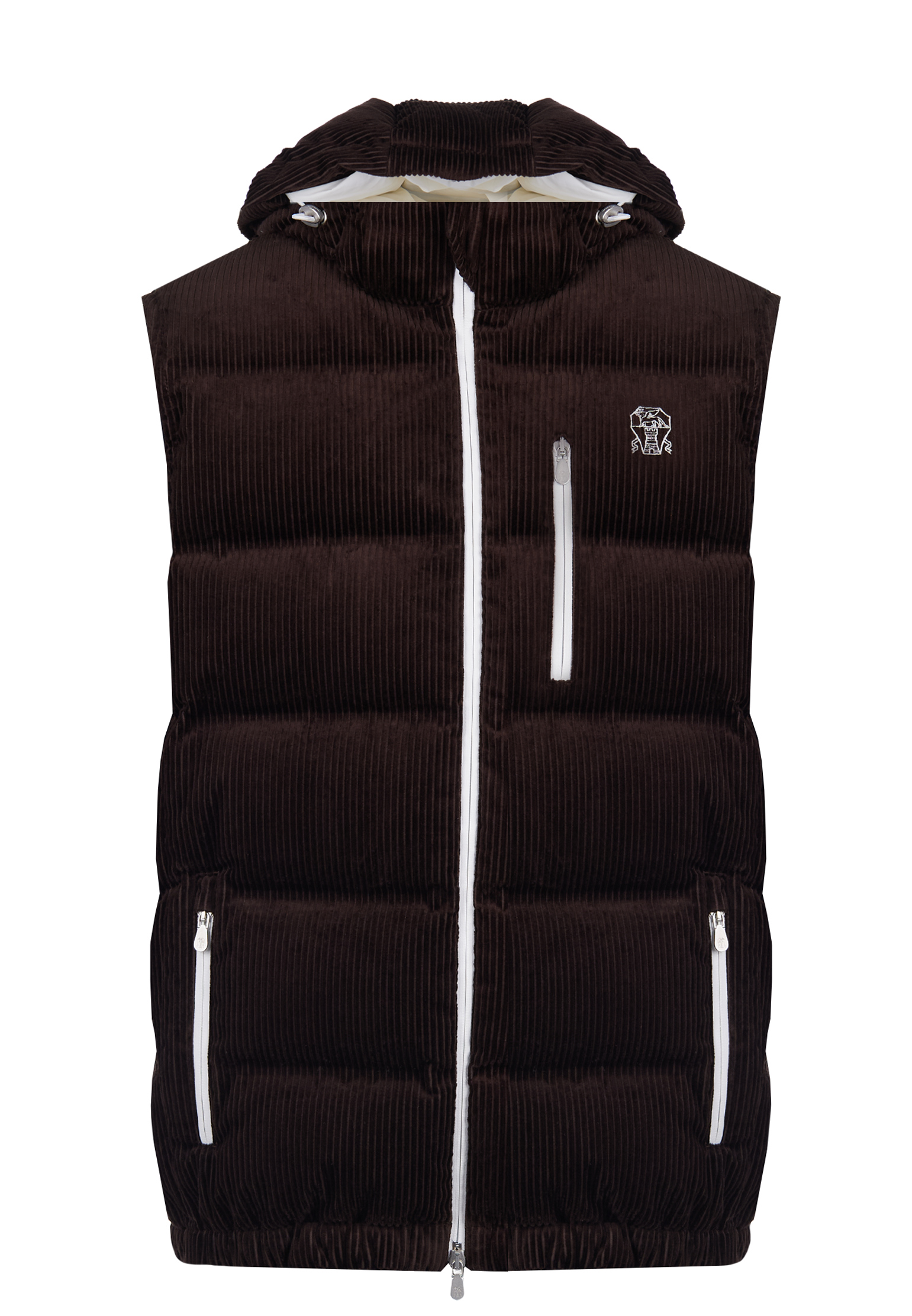

Жилет BRUNELLO CUCINELLI, Коричневый, Коричневый