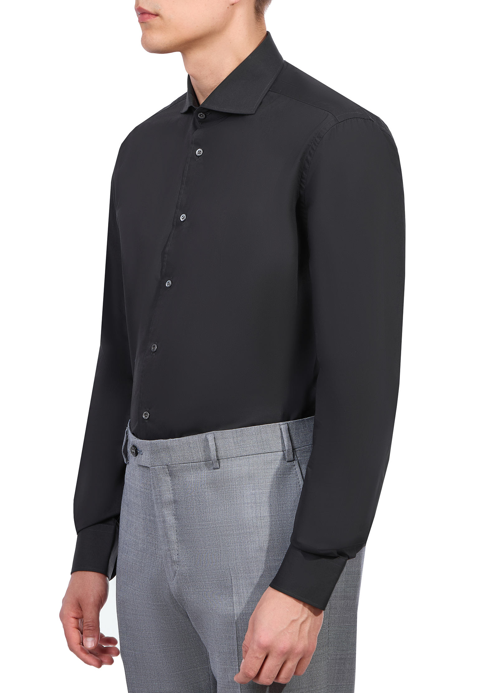 

Рубашка CORNELIANI, Черный, Черный