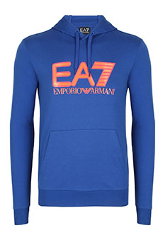 Толстовка с крупным логотипом EA7