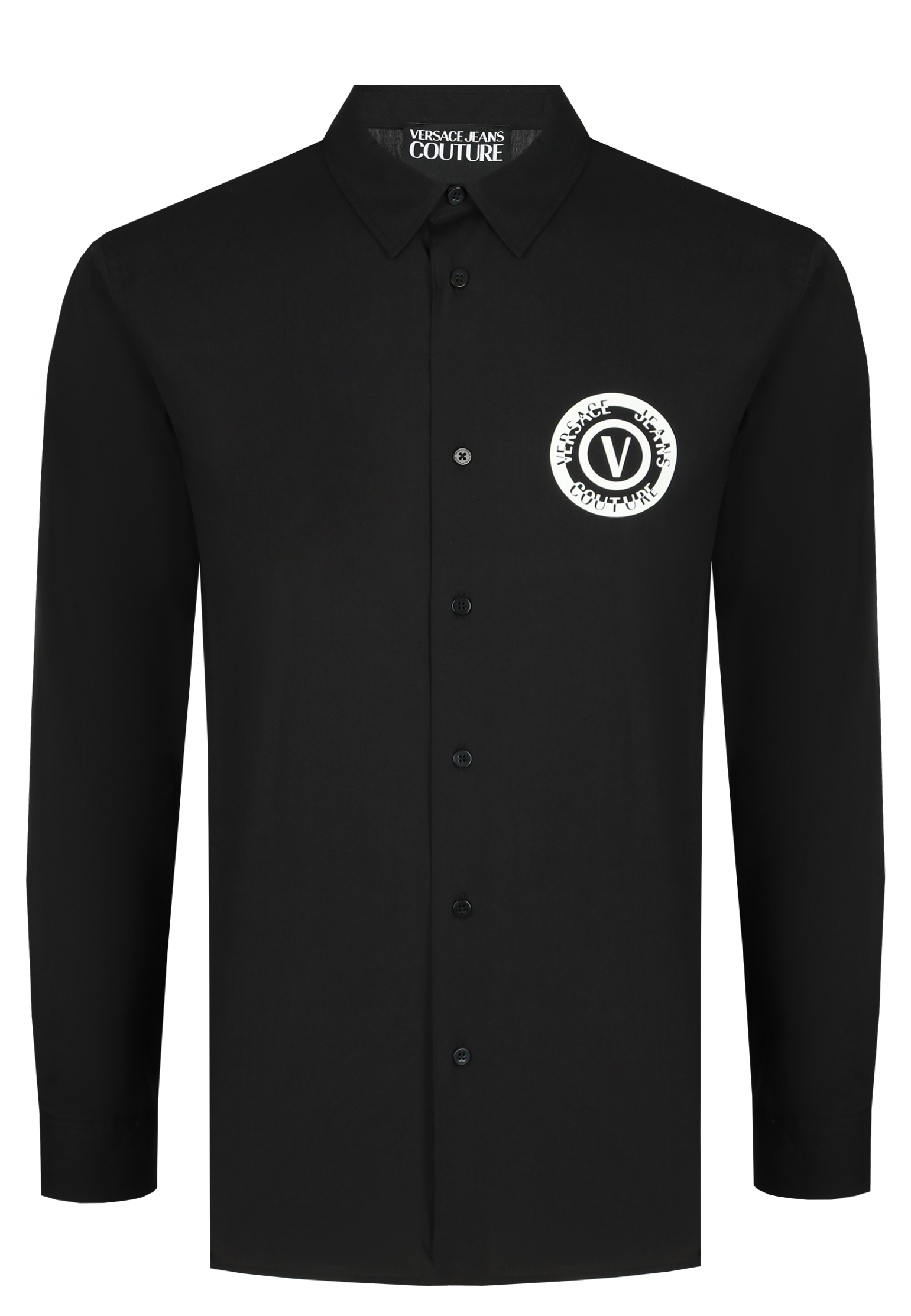 Рубашка VERSACE JEANS COUTURE Черный, размер 48 181836 - фото 1