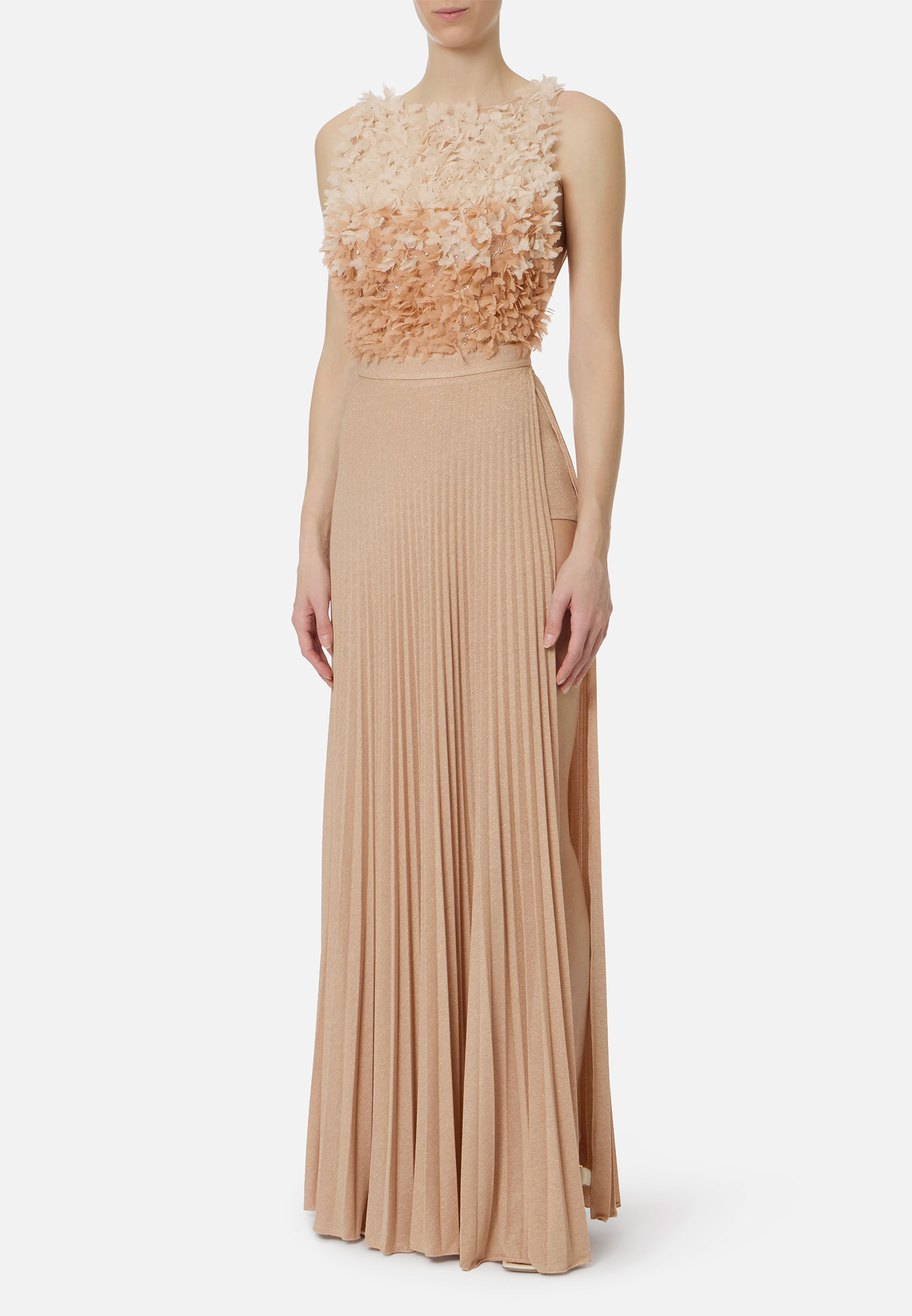 

Платье ELISABETTA FRANCHI, Бежевый, Бежевый