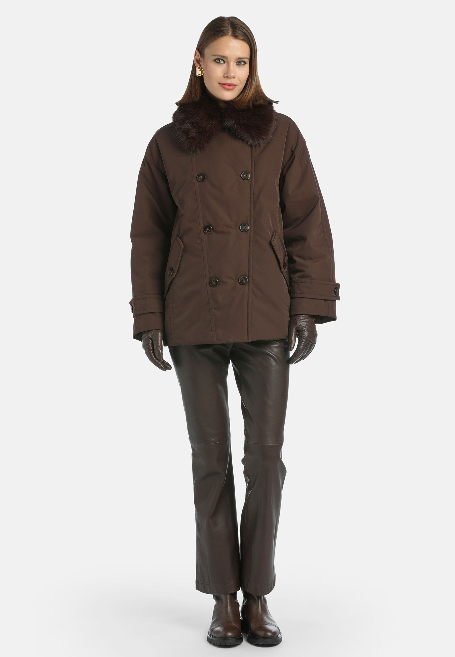 

Куртка LUISA SPAGNOLI, Коричневый, Коричневый