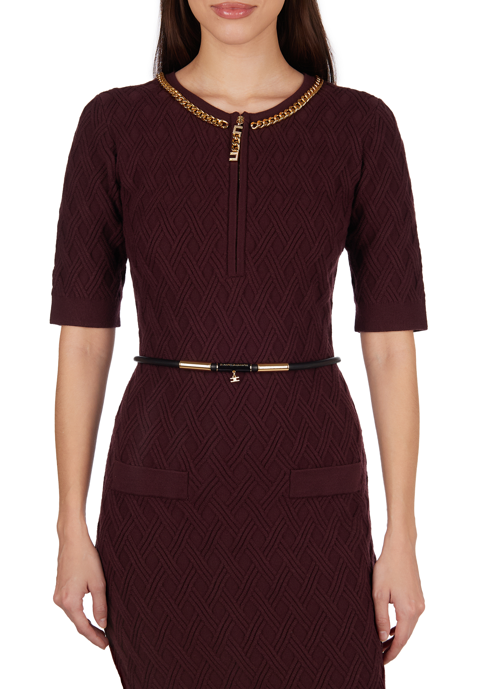 

Ремень ELISABETTA FRANCHI, Черный, Черный