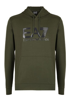 Толстовка с крупным логотипом EA7