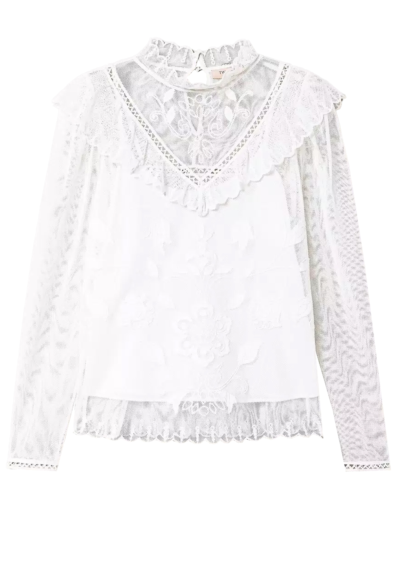 

Блуза TWINSET Milano, Бежевый, Бежевый