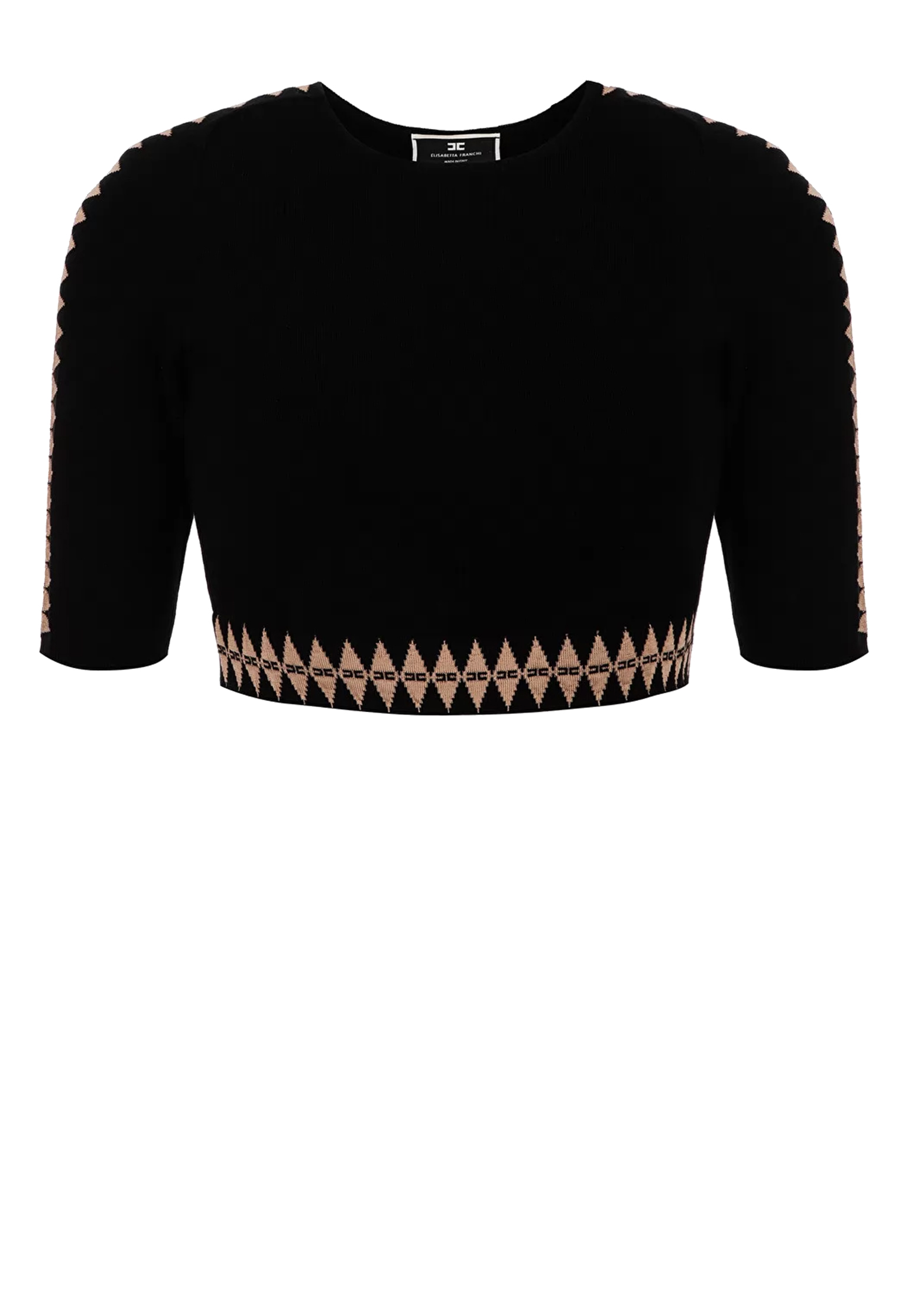 

Топ ELISABETTA FRANCHI, Черный, Черный
