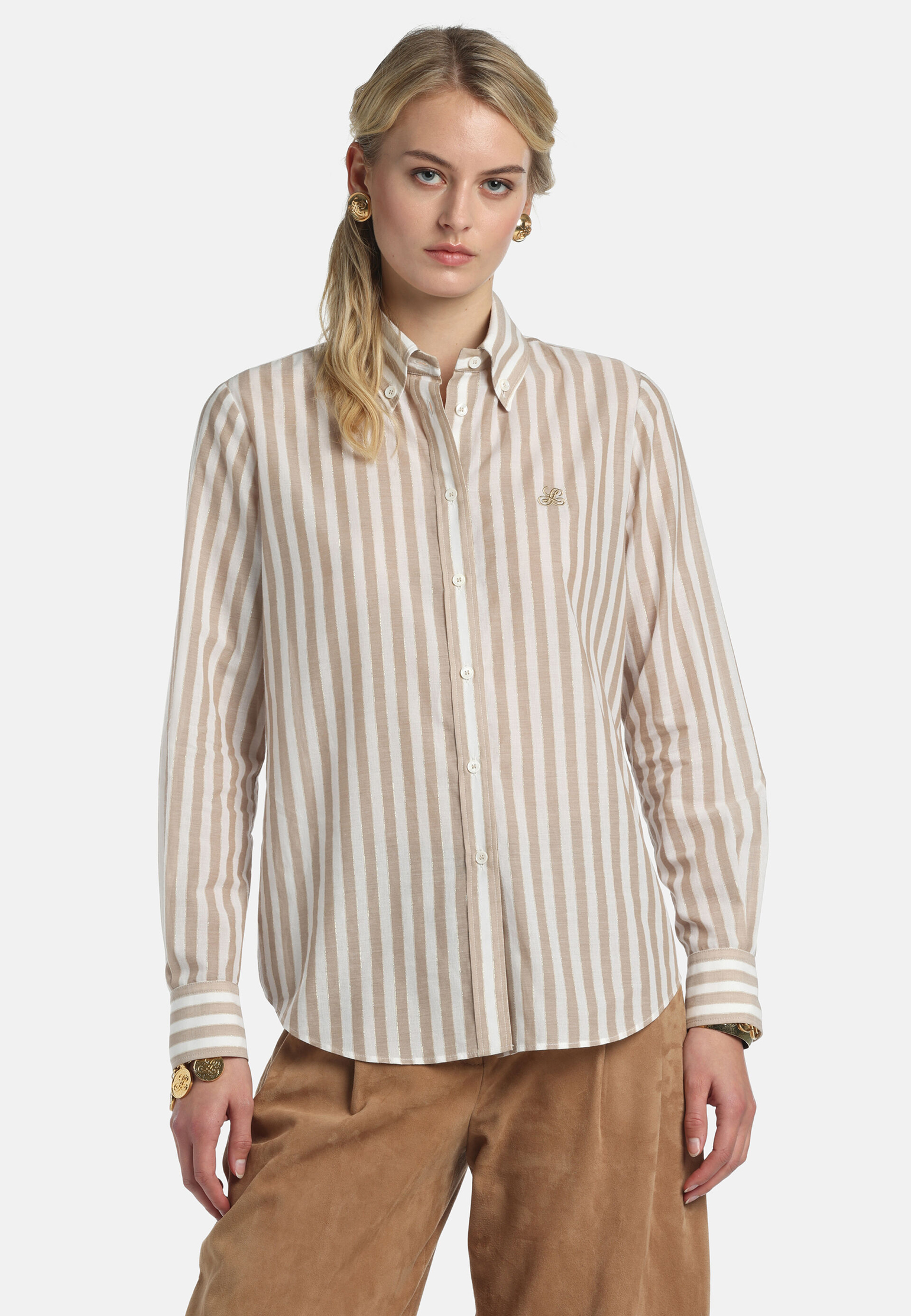 

Блуза LUISA SPAGNOLI, Бежевый, Бежевый