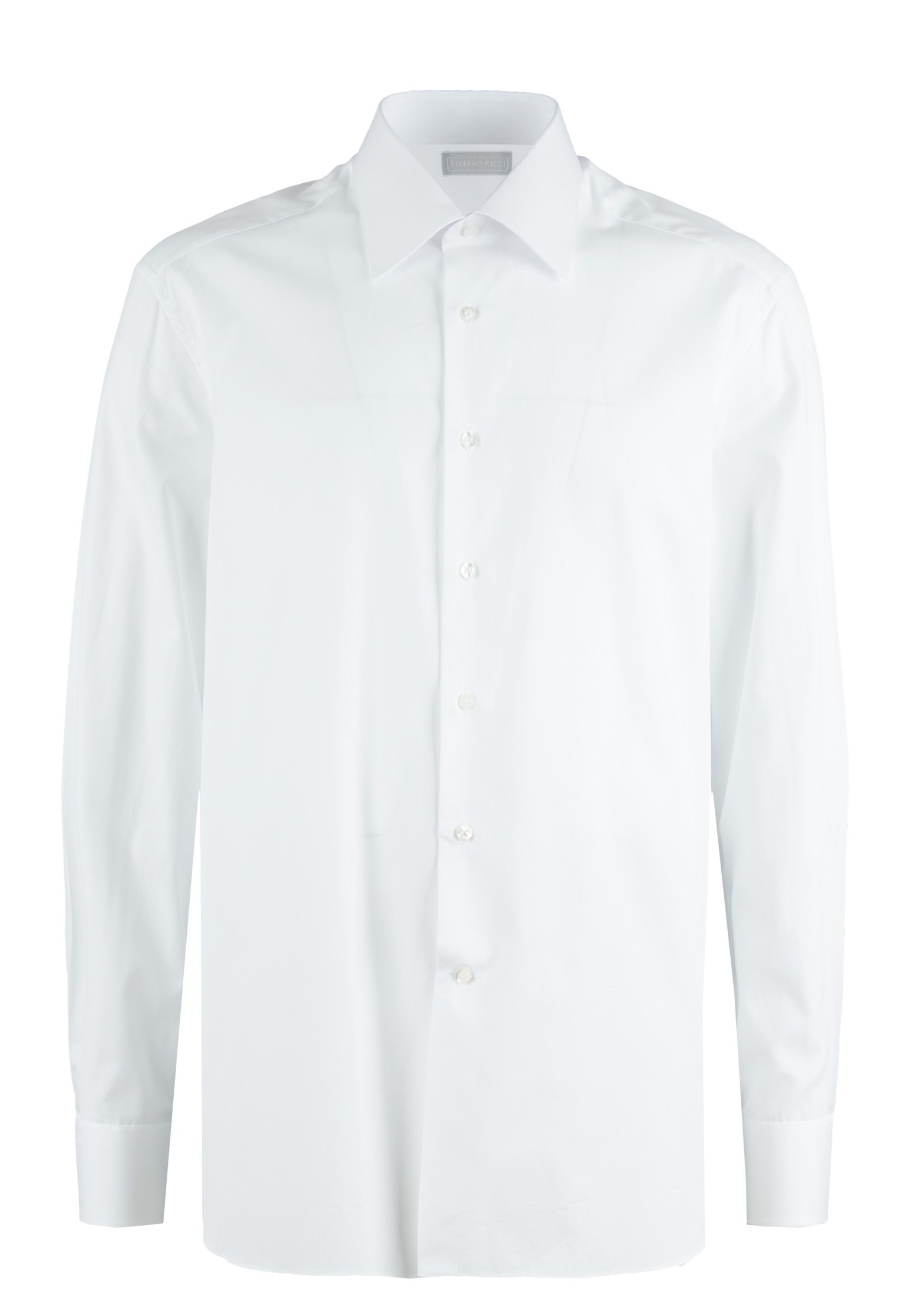 Хлопковая рубашка STEFANO RICCI Белый, размер 44 111847 - фото 1