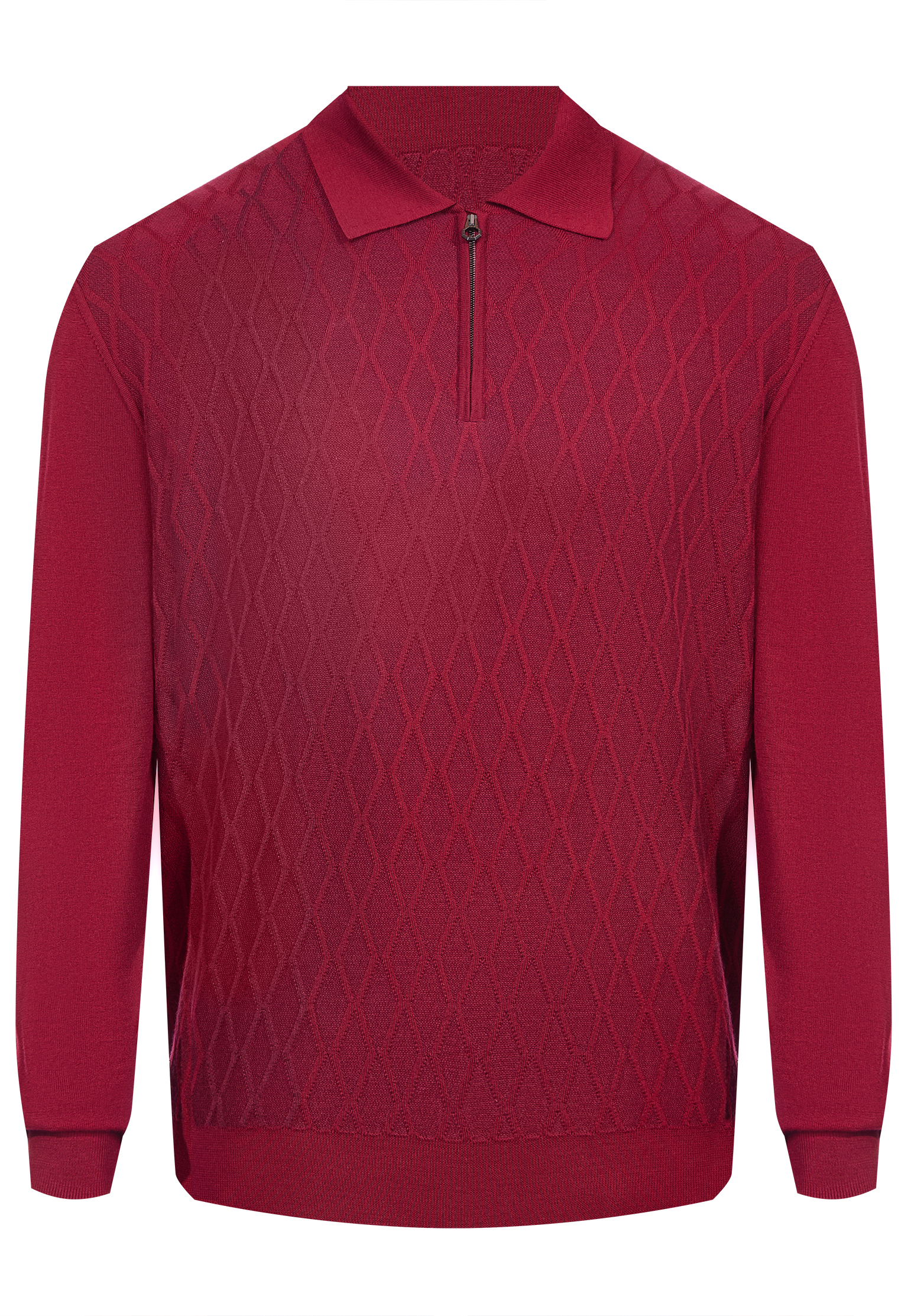 

Поло длинный рукав STEFANO RICCI, Бордовый, Бордовый