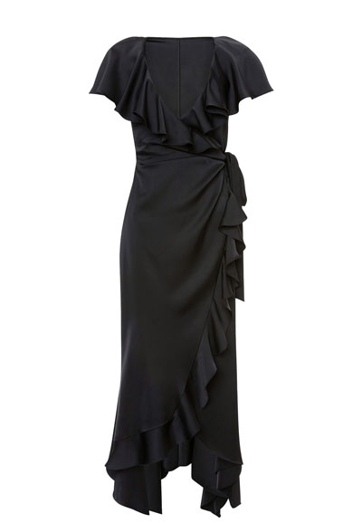 Платье PHILOSOPHY DI LORENZO SERAFINI Черный, размер 44