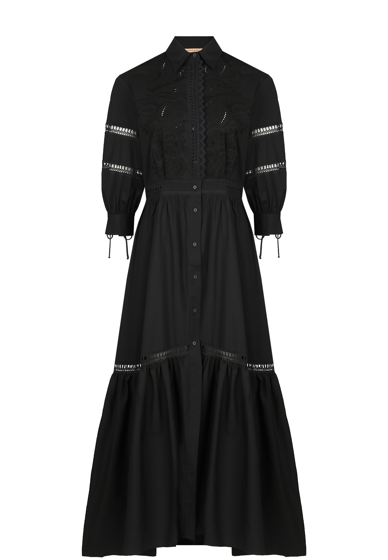 

Платье ERMANNO SCERVINO, Черный, Черный