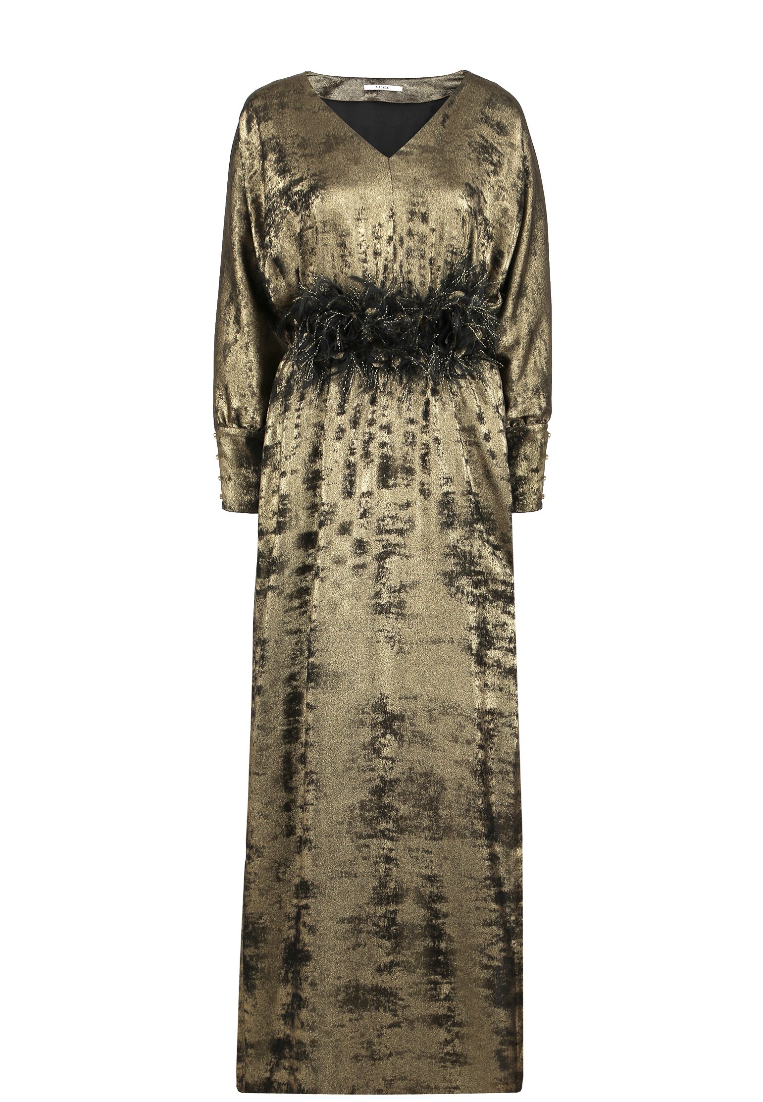 Платье VUALL Золотой, размер 48