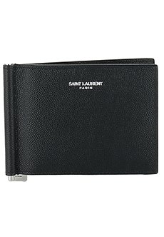 Черный кошелек SAINT LAURENT